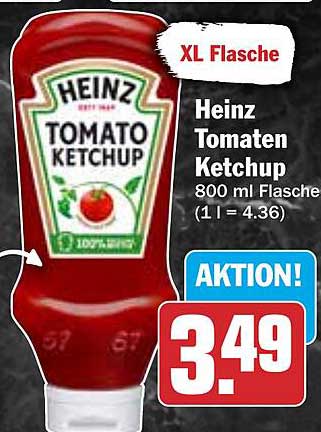 Heinz Tomaten Ketchup 800 ml Flasche