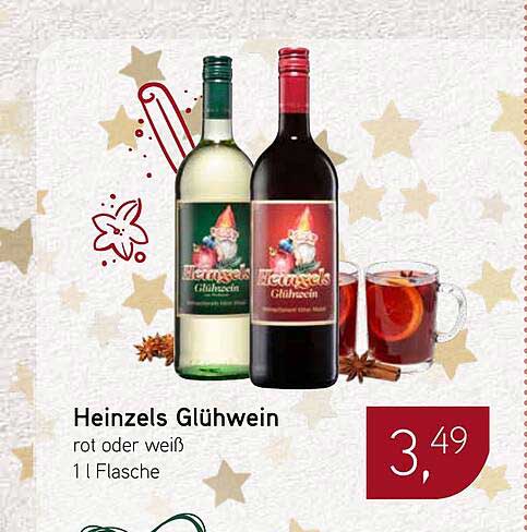 Heinzels Glühwein – rot oder weiß