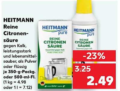 HEITMANN Reine Zitronensäure