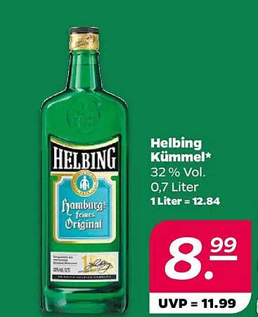 Helbing Kümmel 0,7 Liter – der Original Hamburger Kümmel