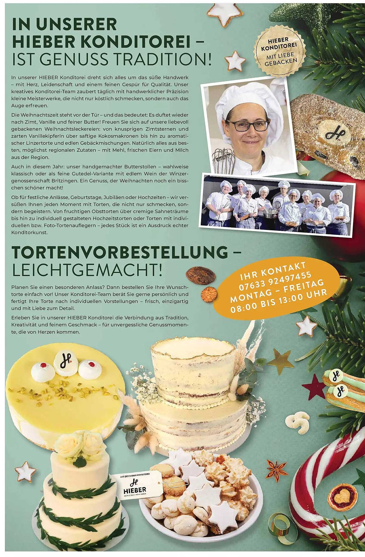 HIEBER Konditorei - Genuss Tradition!