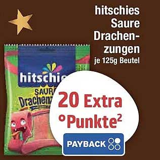 hitschies Saure Drachenzungen je 125g Beutel