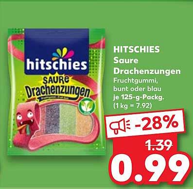 HITSCHIES Saure Drachenzungen