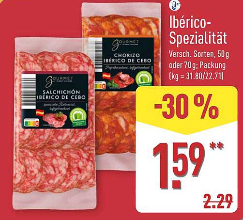 Iberico-Spezialität - 30% Rabatt auf feine Wurstwaren