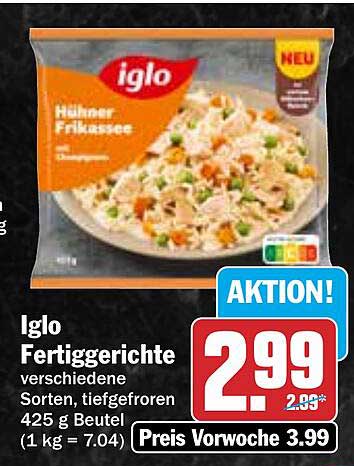 Iglo Hühner Frikassee - 425 g Beutel