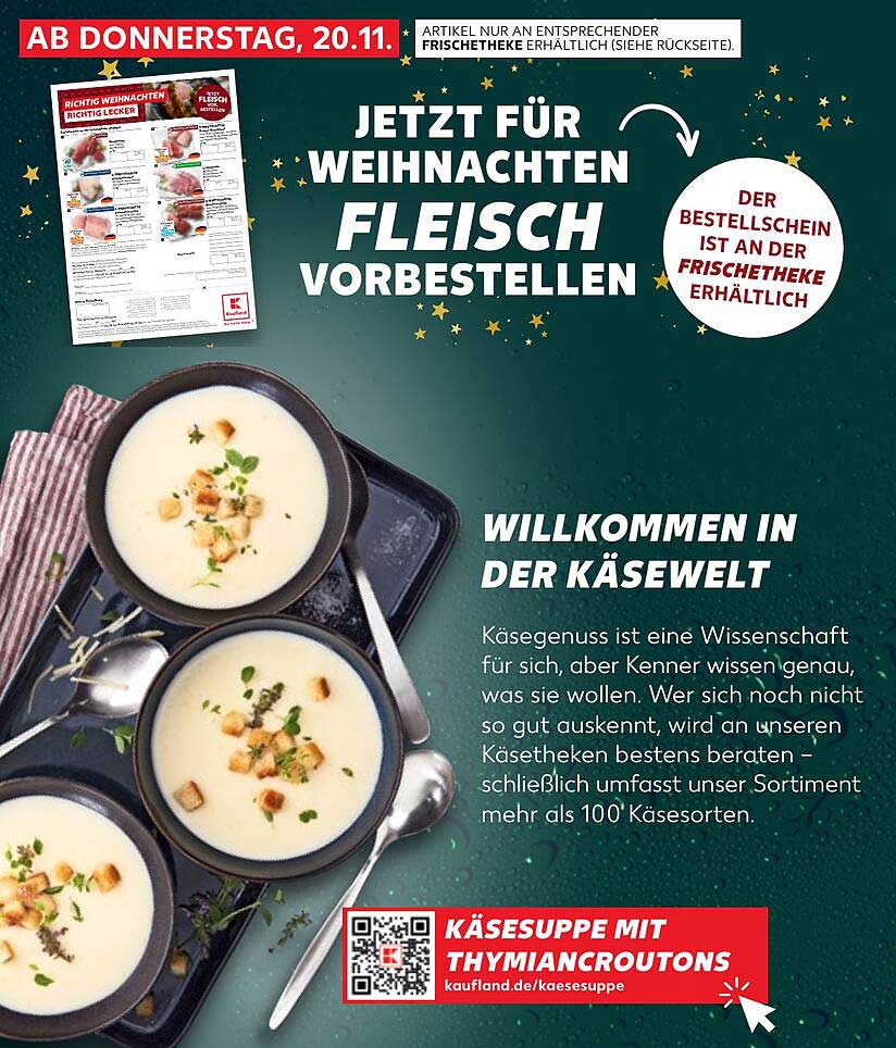 Jetzt für Weihnachten Fleisch vorbestellen