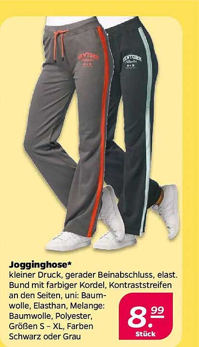 Jogginghose mit buntem Kordelzug und Kontraststreifen