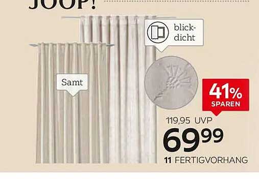 JOOP! Fertigvorhang Samt