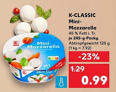 K-CLASSIC Mini-Mozzarella