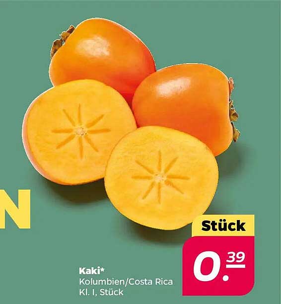 Kaki aus Kolumbien / Costa Rica - Stück für nur 0,39 €