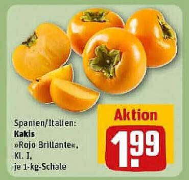 Kakis 'Rojo Brilante', Kl. I, je 1-kg-Schale
