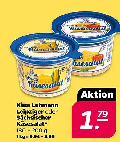 Käse Lehmann Leipziger oder Sächsischer Käesalat 180 – 200 g