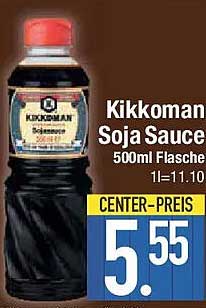 Kikkoman Soja Sauce 500ml Flasche