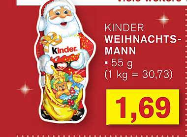 KINDER WEIHNACHTSMANN - 55 g