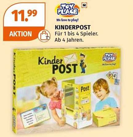 KINDERPOST für 1 bis 4 Spieler. Ab 4 Jahren.