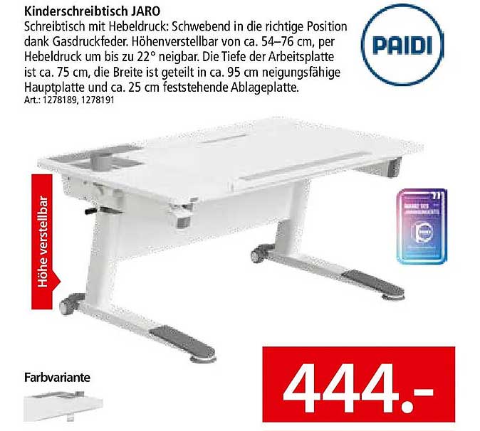 Kinderschreibtisch JARO