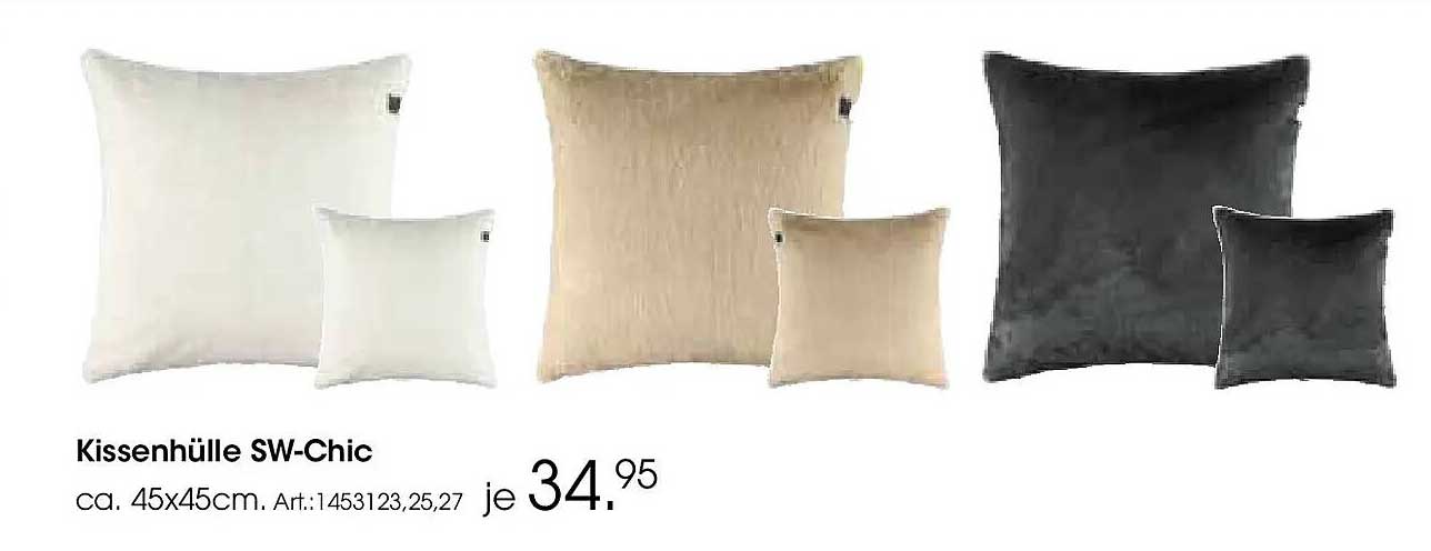 Kissenhülle SW-Chic - ca. 45x45cm