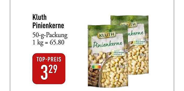 Kluth Pinienkerne 50-g-Packung