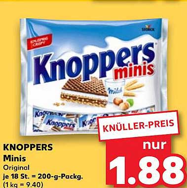 KNOPPERS Minis Original 200-g-Packung