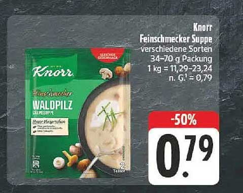 Knorr Feinschmecker Suppe - verschiedene Sorten