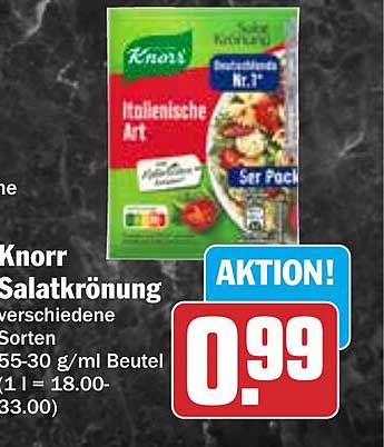 Knorr Salatkrönung Italienische Art - Aktion!