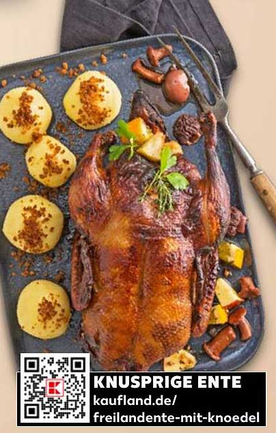 Knusprige Ente mit Knödel