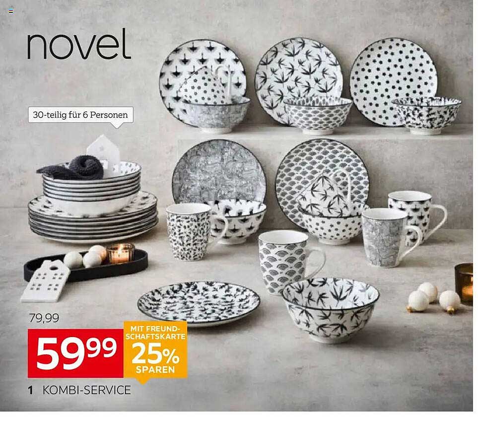 Kombi-Service für 6 Personen – 30-teilig