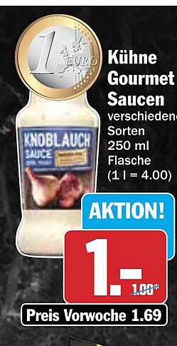 Kühne Gourmet Saucen verschiedene Sorten 250 ml Flasche
