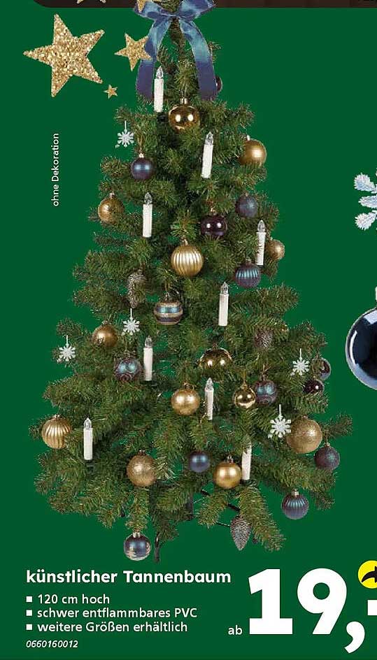 künstlicher Tannenbaum 120 cm