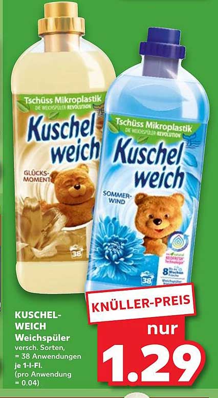 KUSCHELWEICH Weichspüler - versch. Sorten