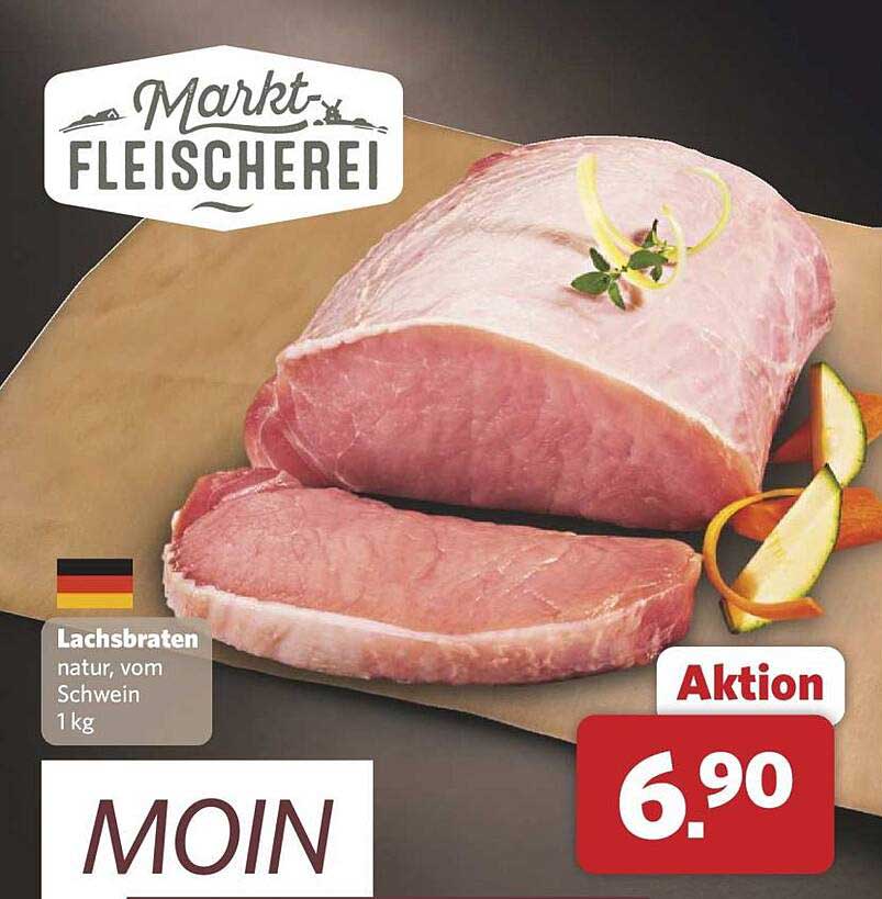 Lachsbraten natur, vom Schwein 1 kg