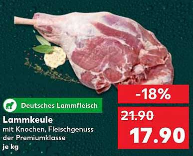 Lammkeule mit Knochen - Fleischgenuss der Premiumklasse