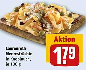 Laurenroth Meeresfrüchte in Knoblauch, je 100 g
