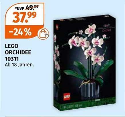 LEGO Orchidee 10311 - Stilvolle Blütenpracht für Ihr Zuhause