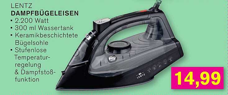 LENTZ DAMPFBÜGELEISEN