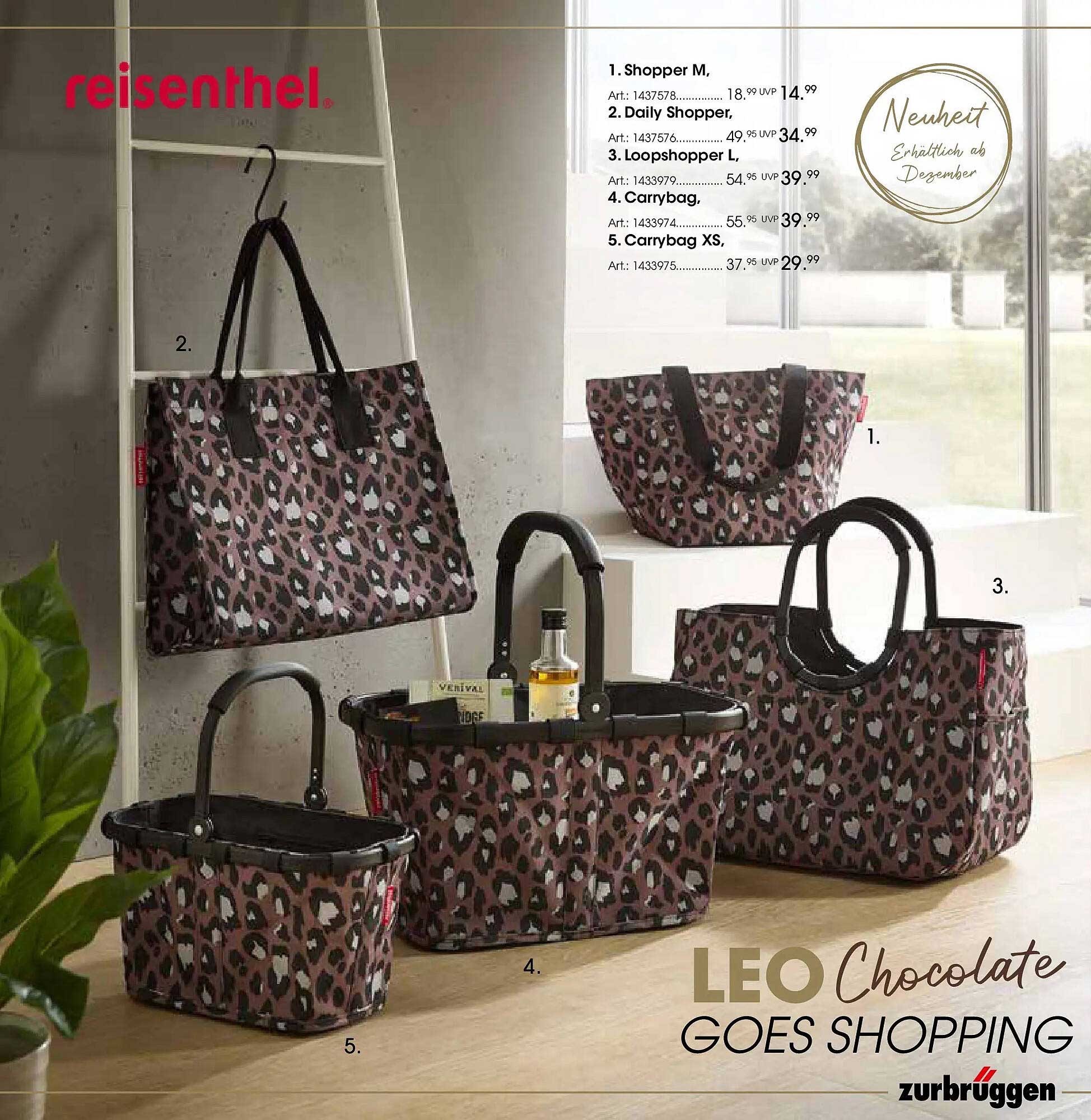 LEO Chocolate Shopping Taschen von reisenthel - Neuheit