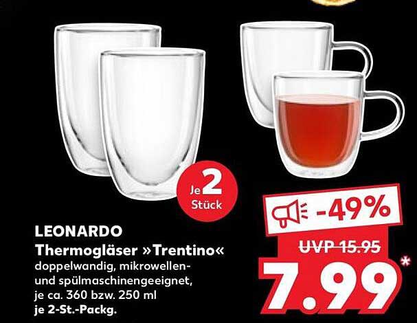 LEONARDO Thermogläser »Trentino«