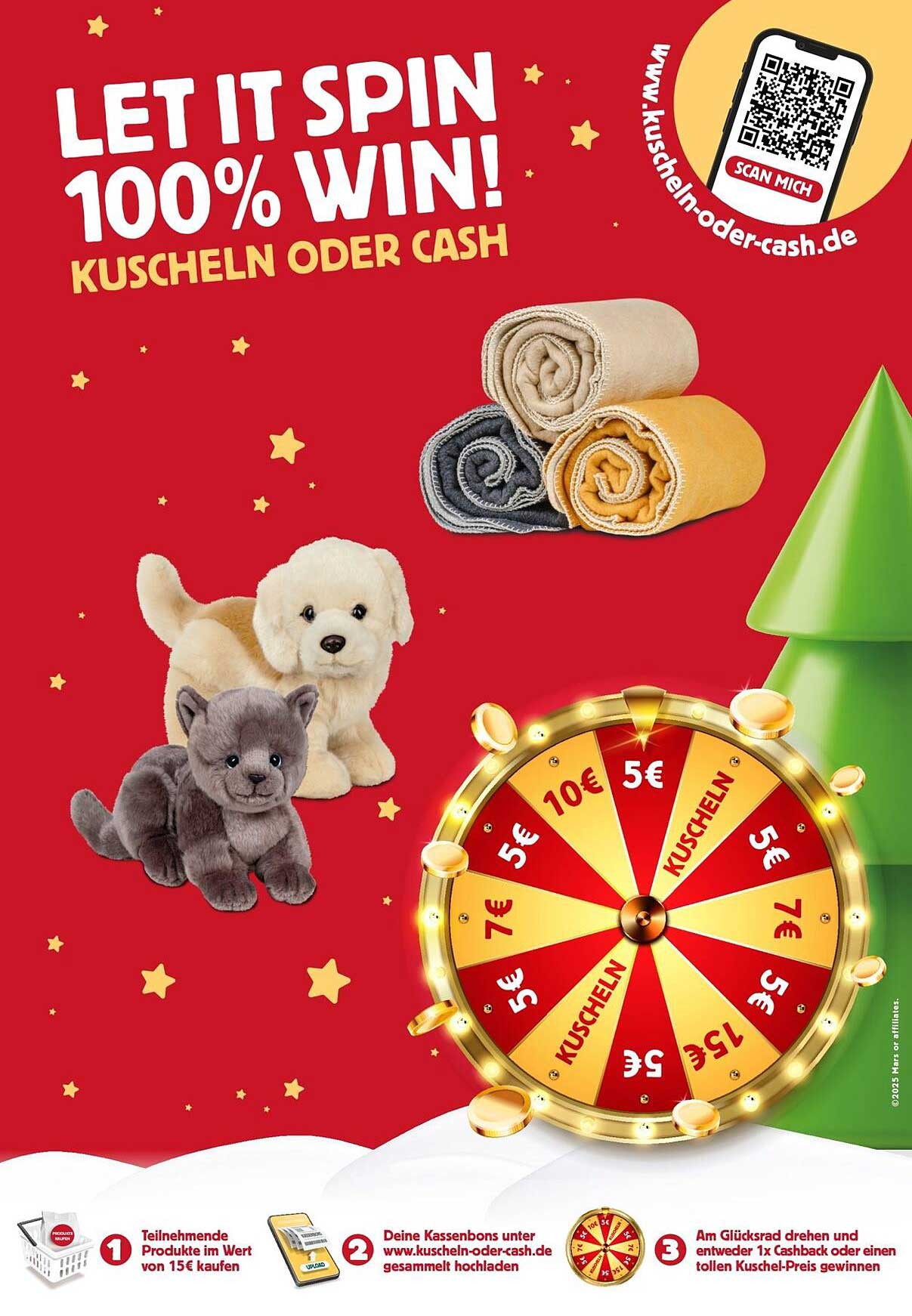 LET IT SPIN 100% WIN! KUSCHELN ODER CASH