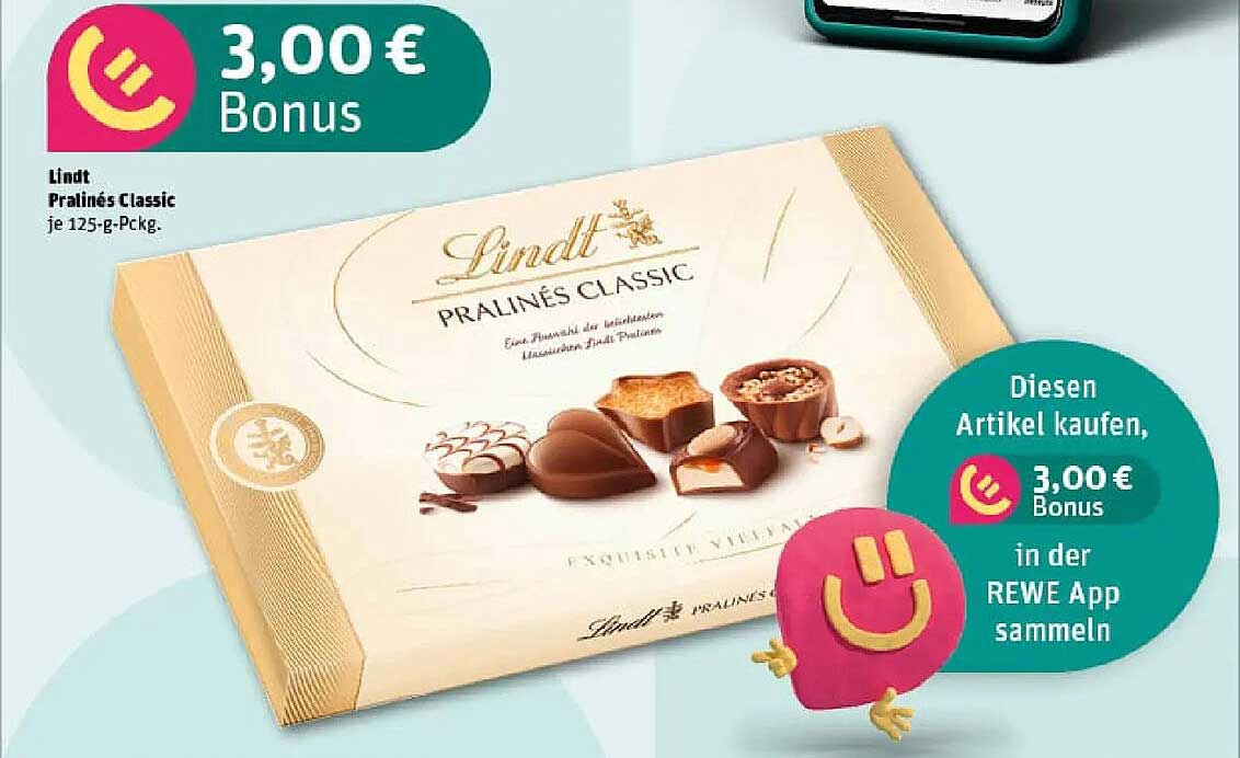 Lindt Pralinés Classic 125 g