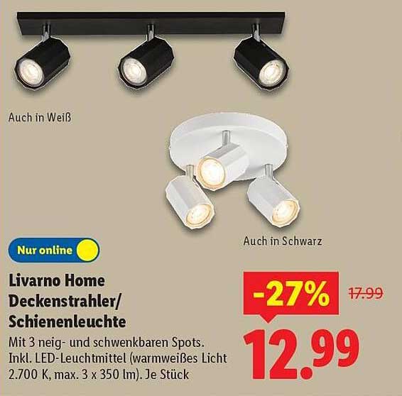 Livarno Home Deckenstrahler/Schienenleuchte