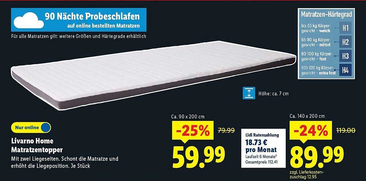 Livarno Home Matratzen-Topper