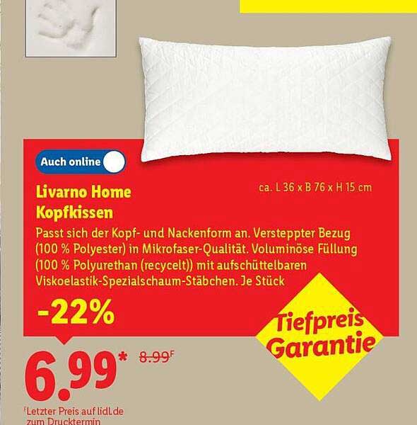 Livorno Home Kopfkissen