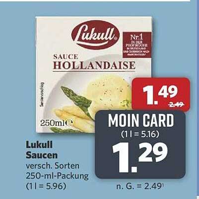 Lukull Sauce Hollandaise 250 ml - jetzt nur 1,29 €