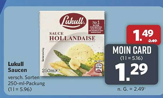 Lukull Sauce Hollandaise 250-ml-Packung