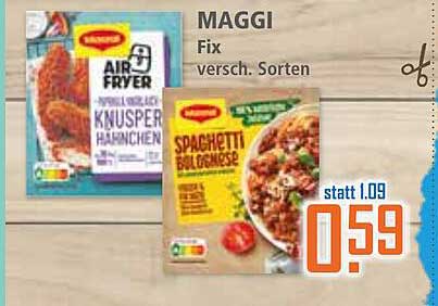 MAGGI Fix verschiedene Sorten