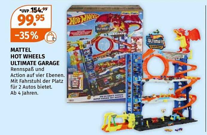 MATTEL HOT WHEELS ULTIMATE GARAGE - Jetzt zum Superpreis!
