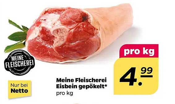 Meine Fleischerei Eisbein gepökelt*