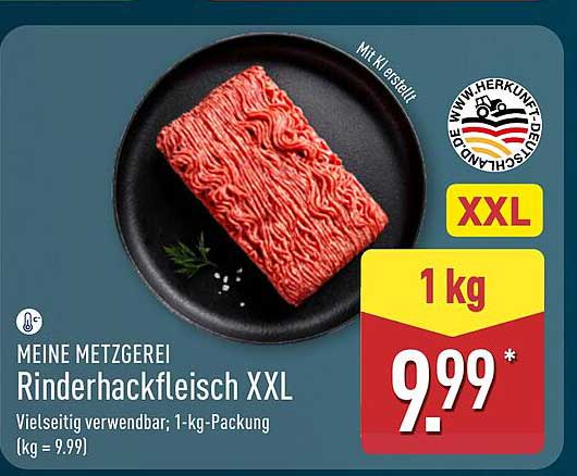 MEINE METZGEREI Rinderhackfleisch XXL