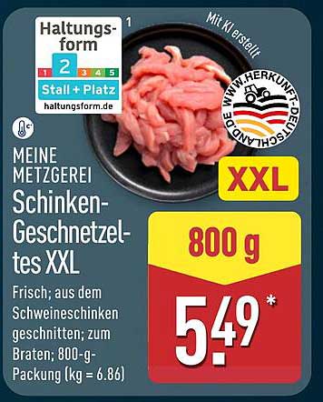 MEINE METZGEREI Schinken-Geschnetzeltes XXL