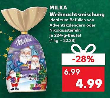 MILKA Weihnachtsmischung 224-g-Beutel